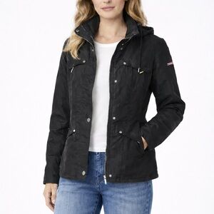 Geox Women's Black Utility Jacket from Italy